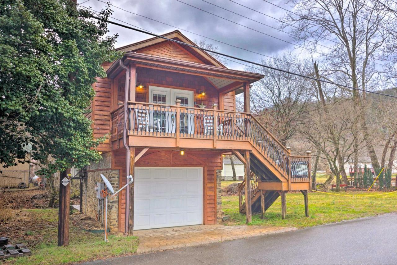 Ferienwohnung The Boat House Creekside Getaway In Hot Springs! Exterior foto