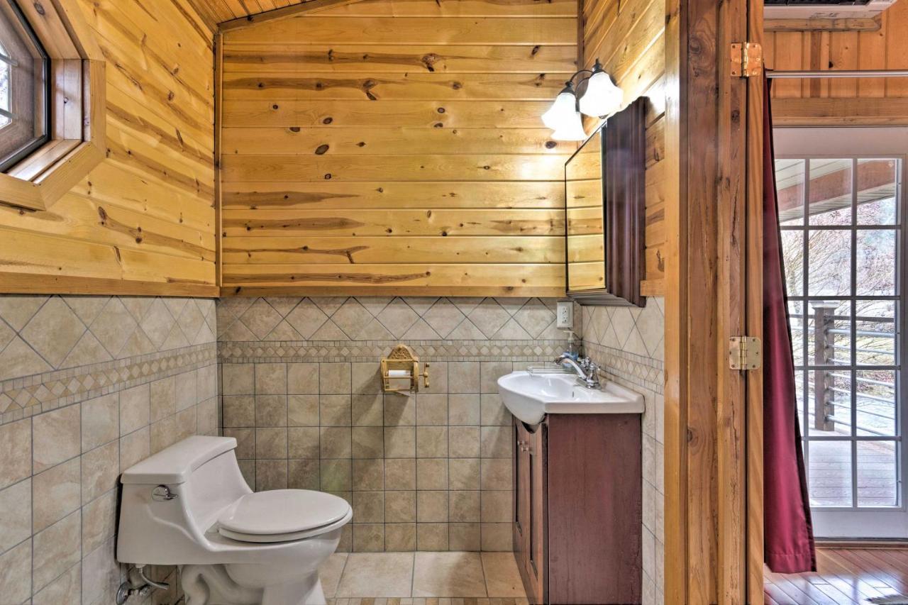 Ferienwohnung The Boat House Creekside Getaway In Hot Springs! Exterior foto